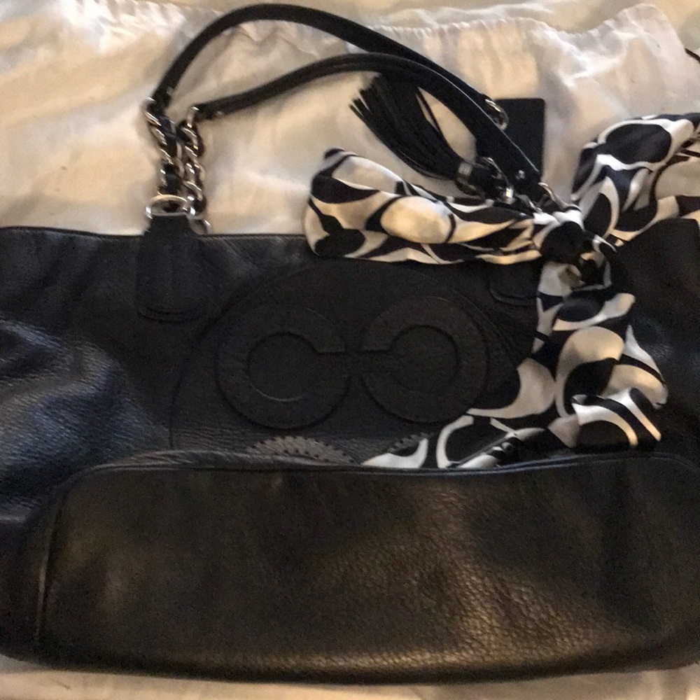 Coach leather bag